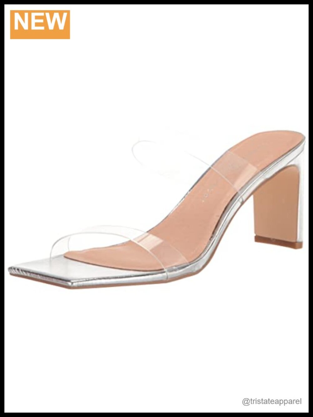 Chinese Laundry Yaya Leather Slingback Heeled Sandal Double Strap Block Heel